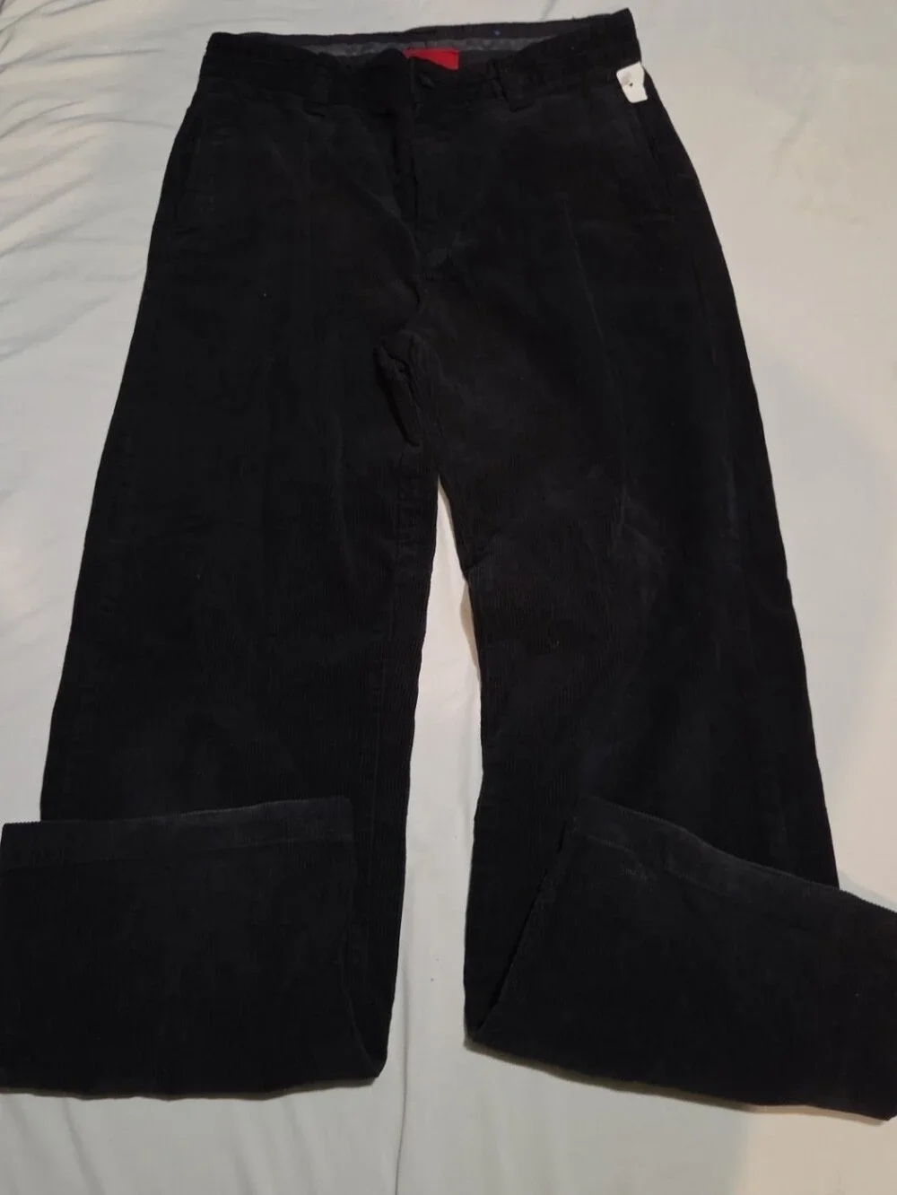 Children's Place boys size 12 black corduroy pants #07